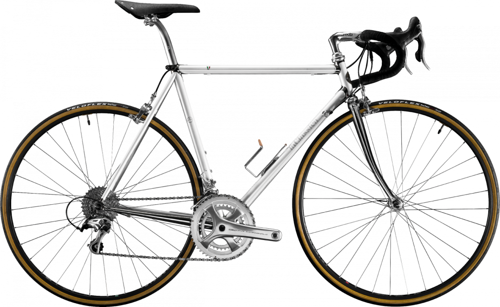 Bicicletta Officine Mattio modello La Classica, color acciaio, in acciaio, produzione made in italy