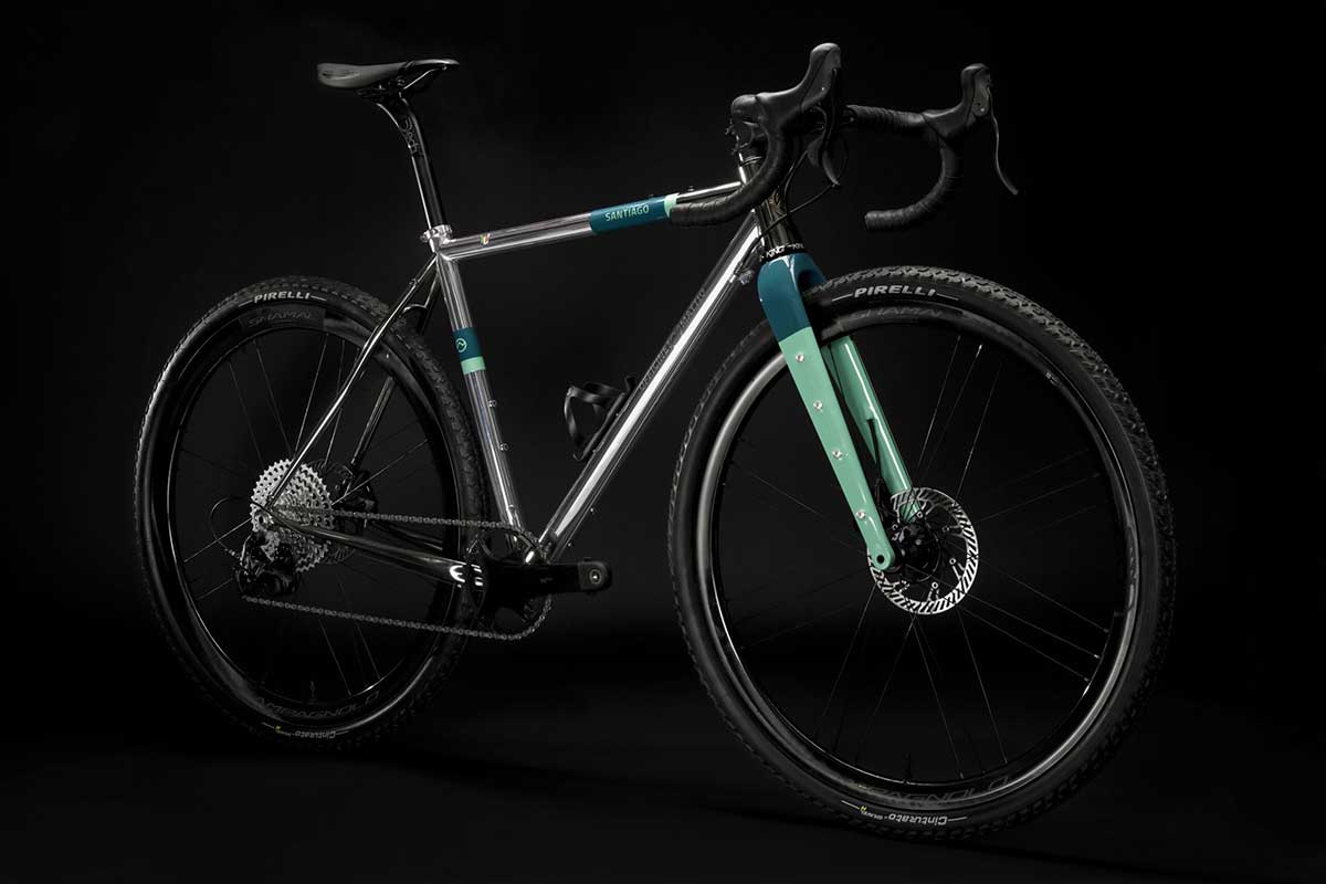 Bicicletta Officine Mattio modello SANTIAGO AC, Gravel in acciaio con geometrie adatte al ciclocross, produzione made in italy